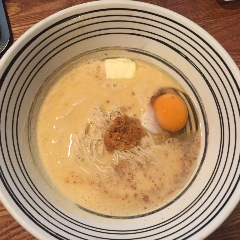 雲丹ラーメン(堂の浦)