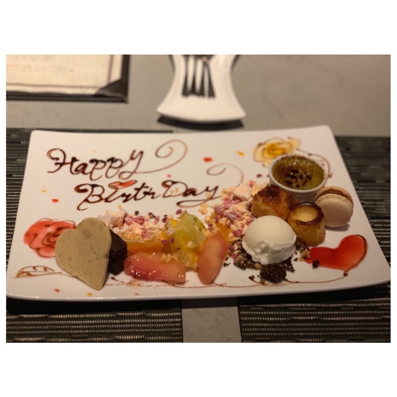 デザートプレート(TEPPANYAKI 10 GINZA)