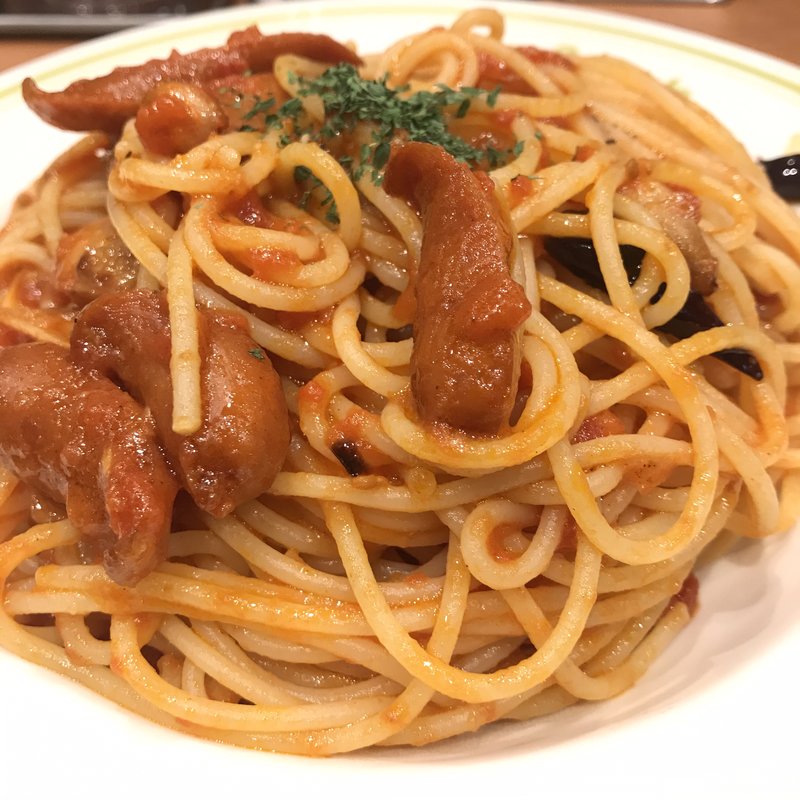 ソーセージとトマトソース(あるでん亭 新宿センタービル店 （アルデンテイ）)