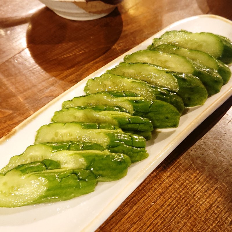 胡瓜の一本漬け(居酒屋 かまどか 池上店 )