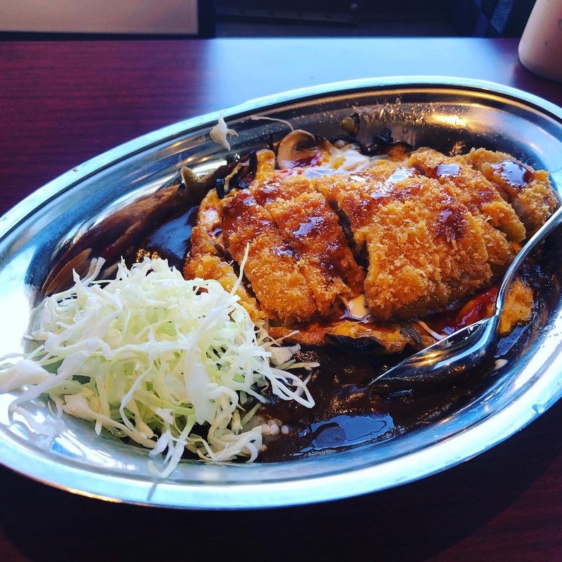 野菜玉子カツカレー（小）(インデアンカレー中目黒)
