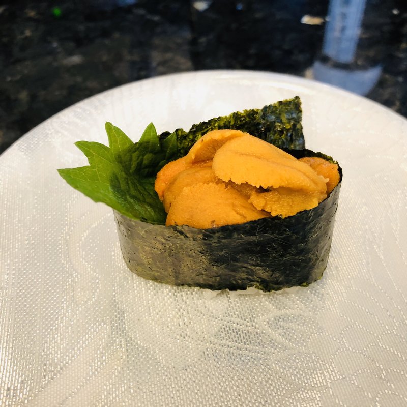 生うに　一貫(廻鮮すし　玄海丸 トリアス久山店)