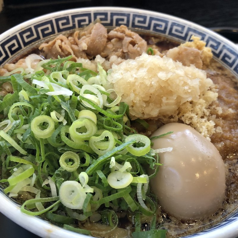 肉卵そば(製麺屋慶史直営 まる麺西月隈 （せいめんやけいしちょくえい まるめんにしつきくま）） )