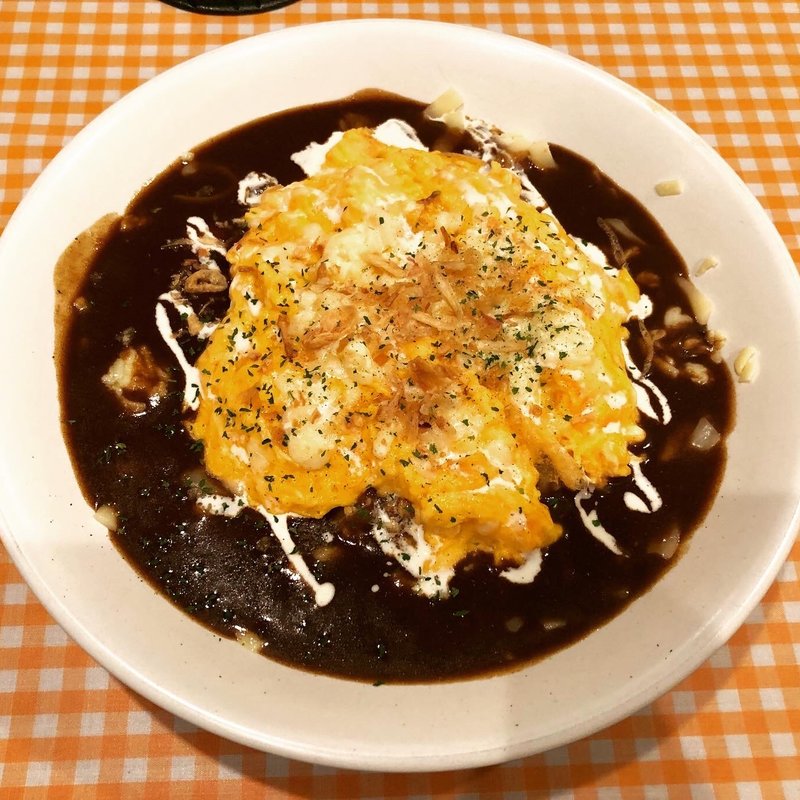 チーズオムレツカレー(欧風カレー工房すぷーん国分寺)