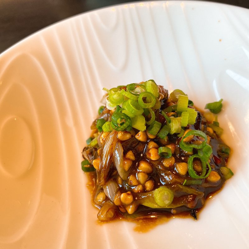 蕎麦の実の味噌和え(安曇野)