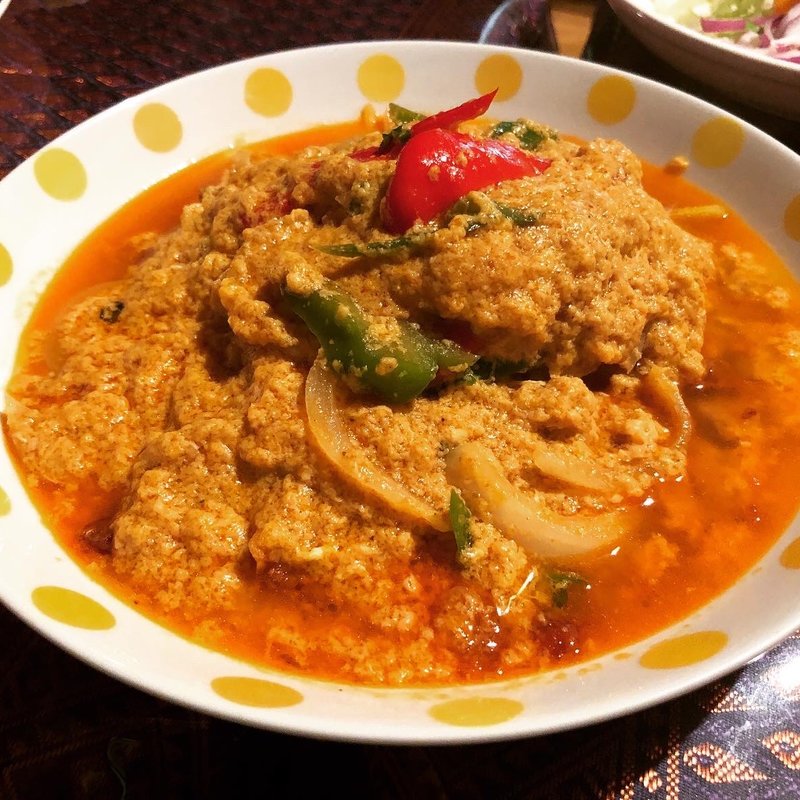 ソフトシエルクラブカレー炒め(メークマイ)