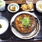 土鍋麻婆豆腐セット(華や 江坂店)