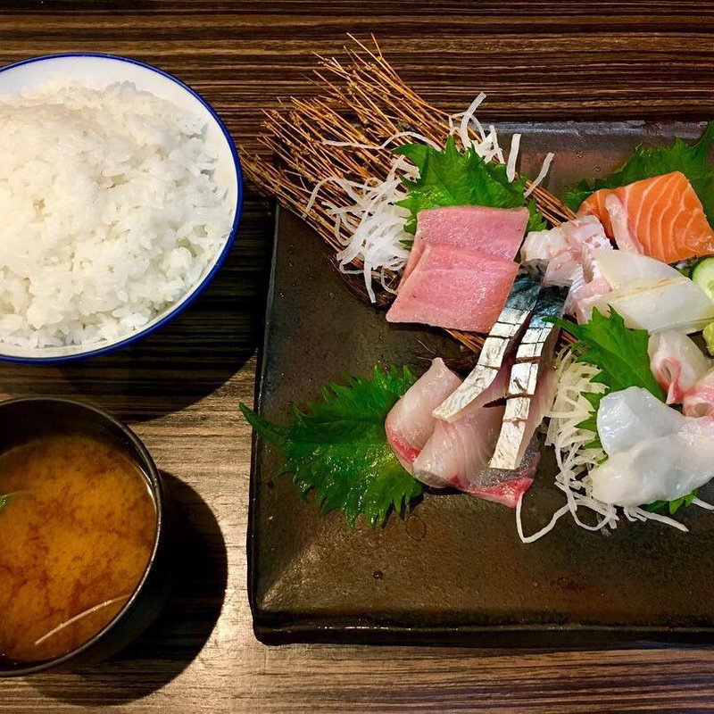 刺身定食(大河)