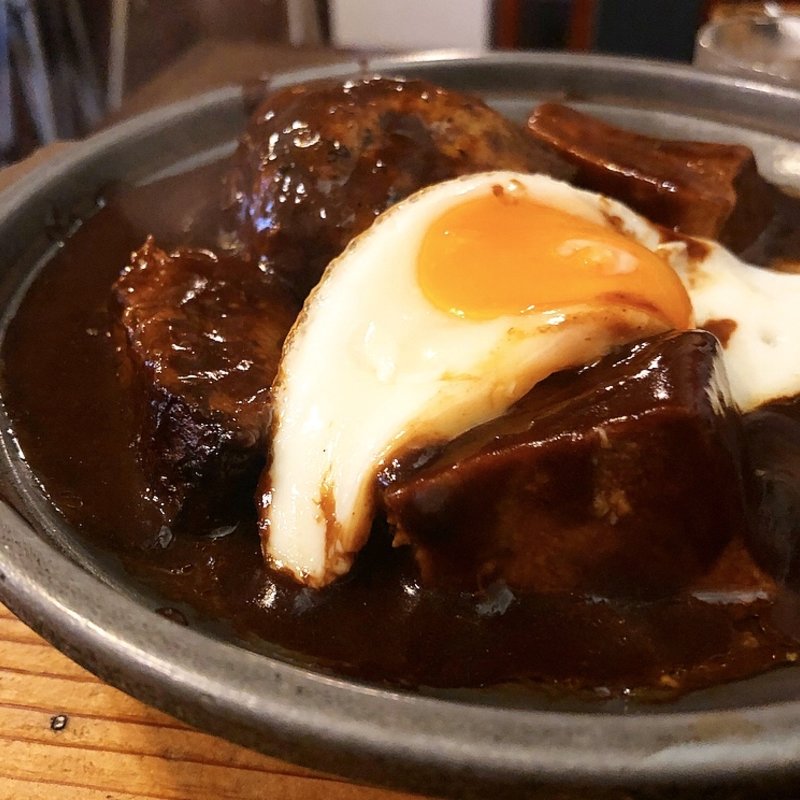 タンシチューハンバーグ(グリルデミ)