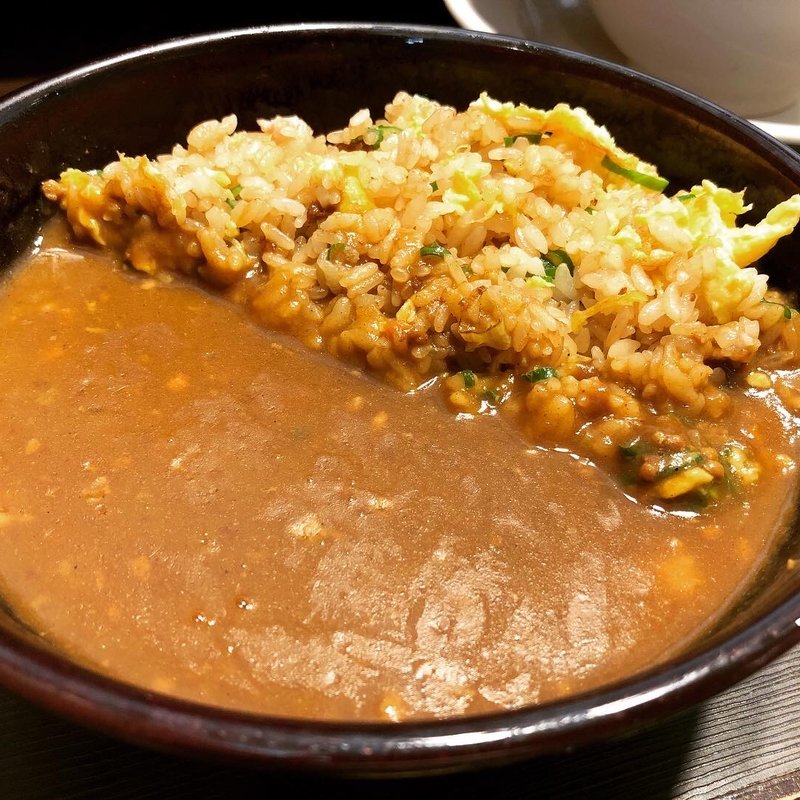 チャーハンカレー(ばーみやん軒 用賀駅前店)