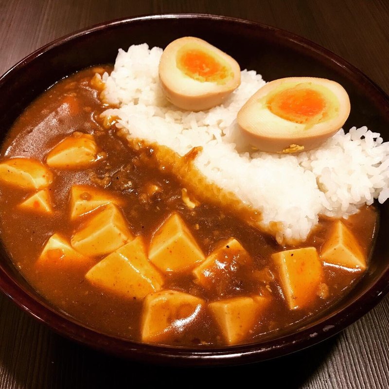 中華屋さんの麻婆カレー(ばーみやん軒 用賀駅前店)