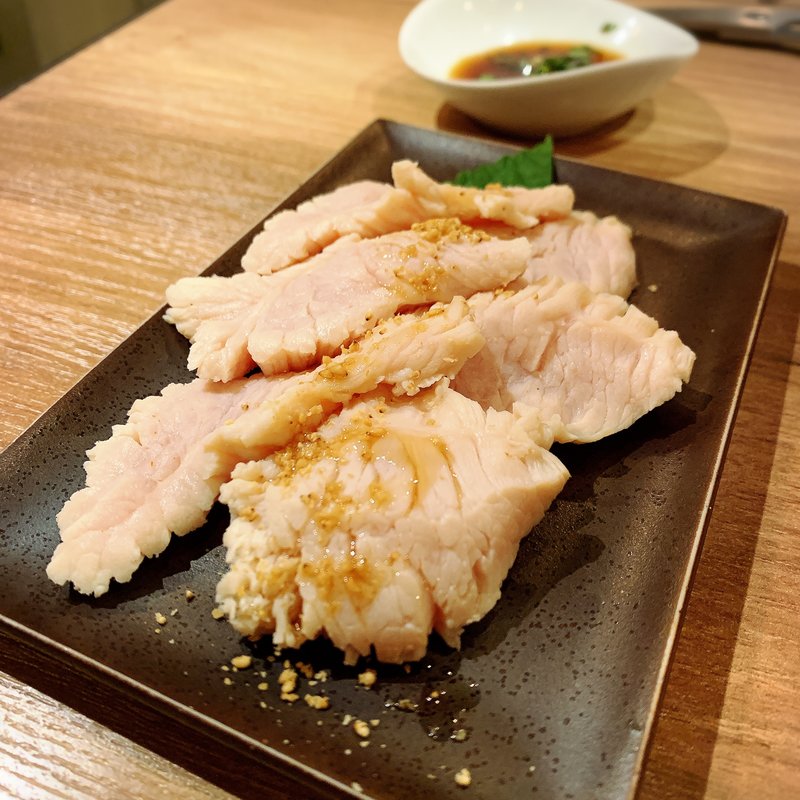 湯引きミノ(ホルモンとく 中目黒)