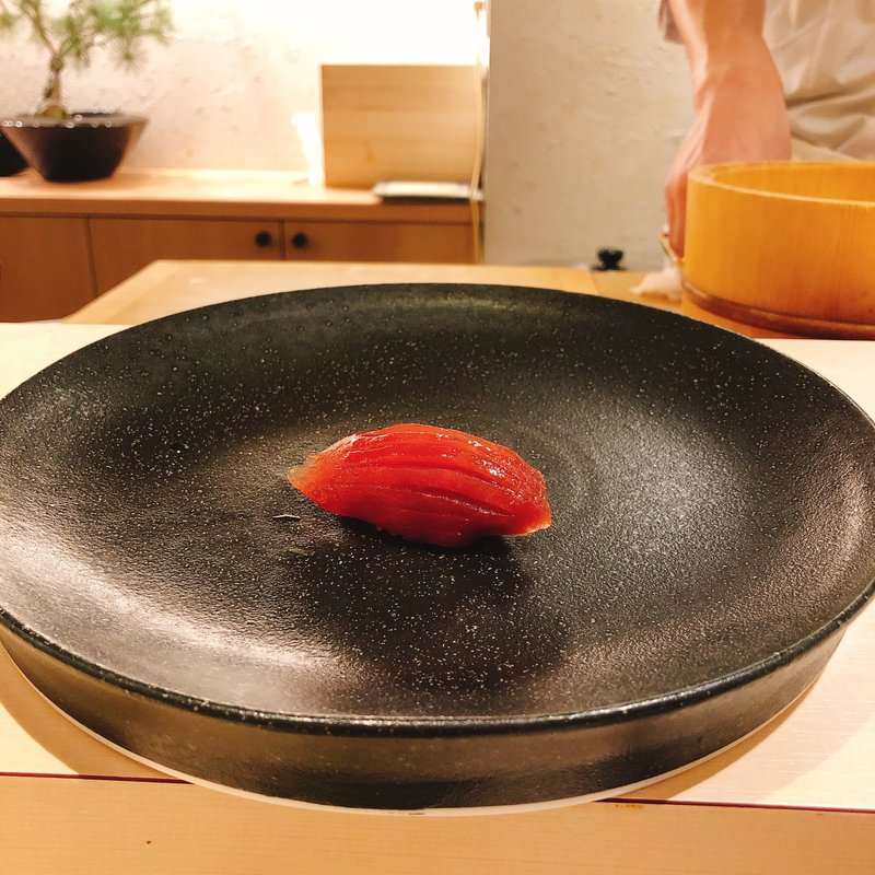 赤身の握り(鮨 青海)