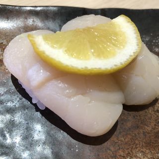 帆立の塩レモン(廻転寿司 平四郎 小倉駅アミュプラザ店)