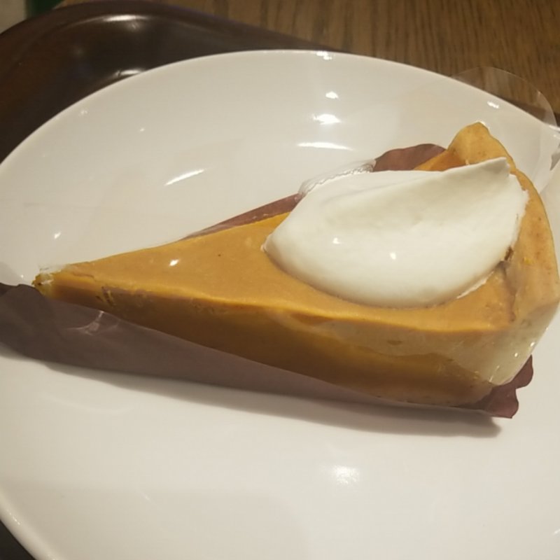パンプキンタルト(スターバックス)