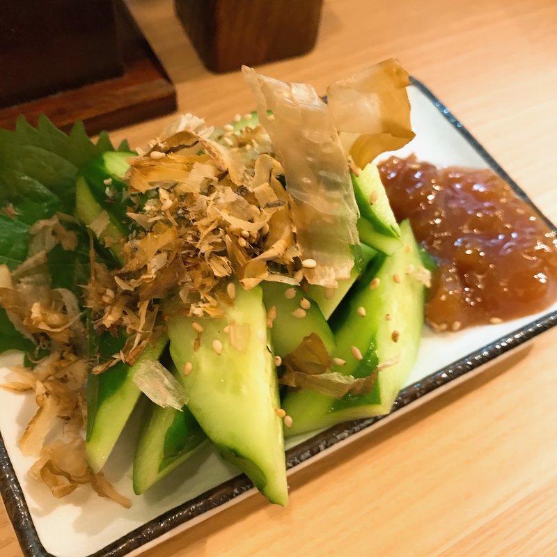 梅きゅうり(炭火焼きとり簾)