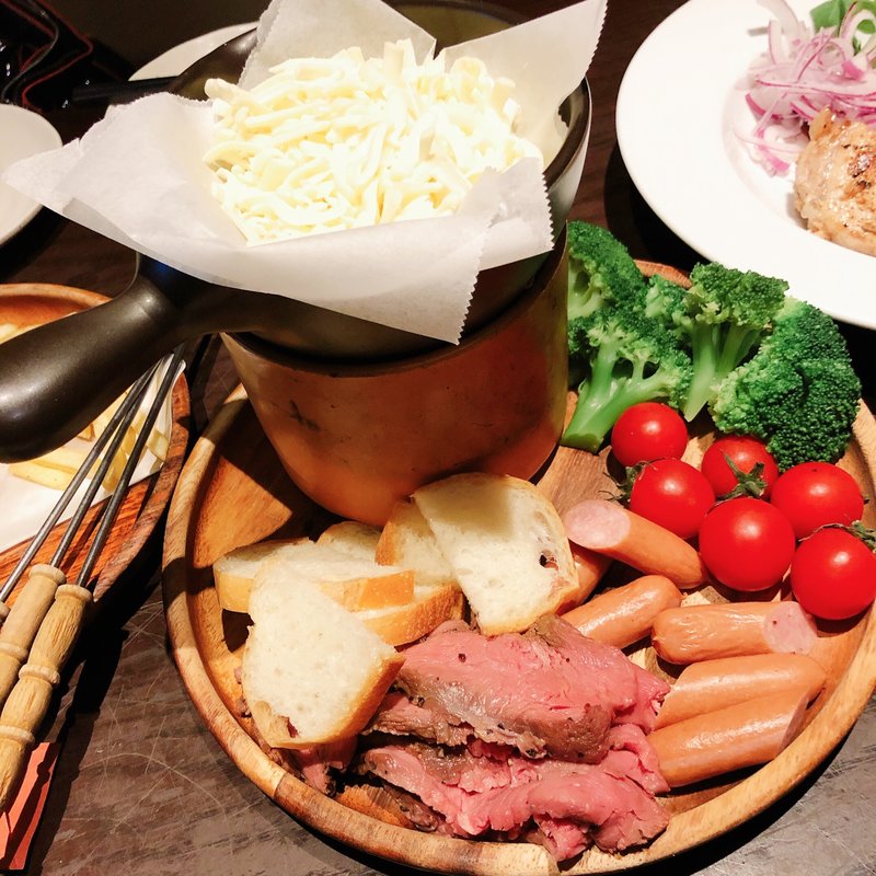 チーズフォンデュ　(肉バル　MATILDA)