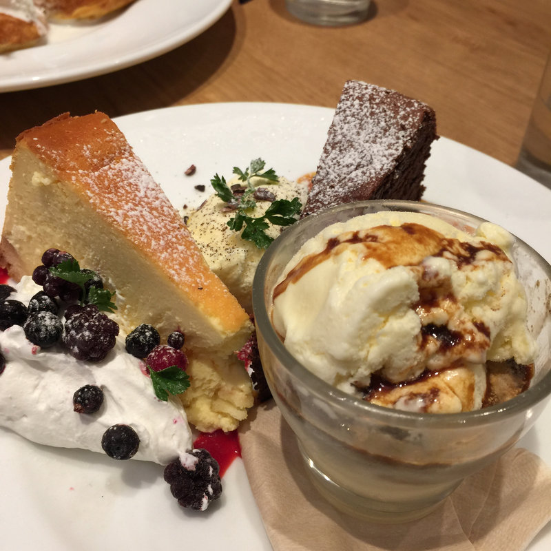 選べるデザートセット(アウトドアカフェ 山小屋)