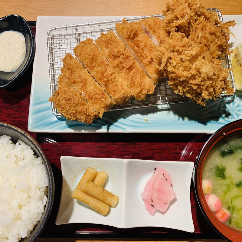 Sab REDロースかつ定食 150g(とんかつ新宿さぼてん 東京スカイツリータウン・ソラマチ店)