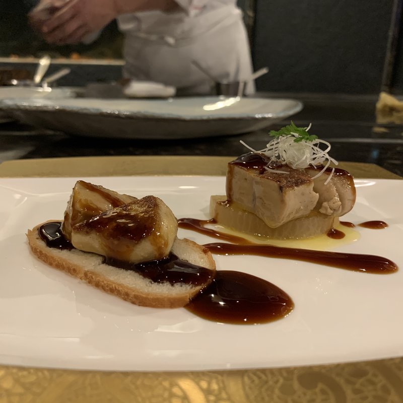 フォアグラのソティ(鉄板焼き 燈 AkaRi)