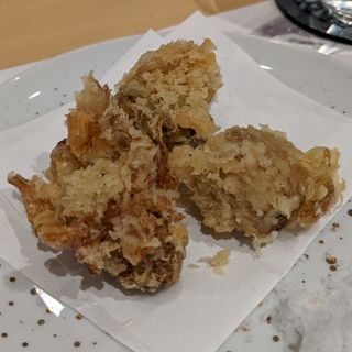 北海道紋別産フキノトウの天ぷら(日本料理　秀たか)