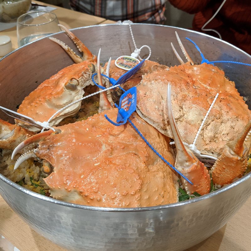 蟹ご飯(日本料理　秀たか)