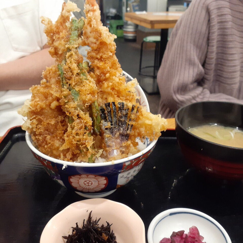 海老天丼(漁師めし食堂)