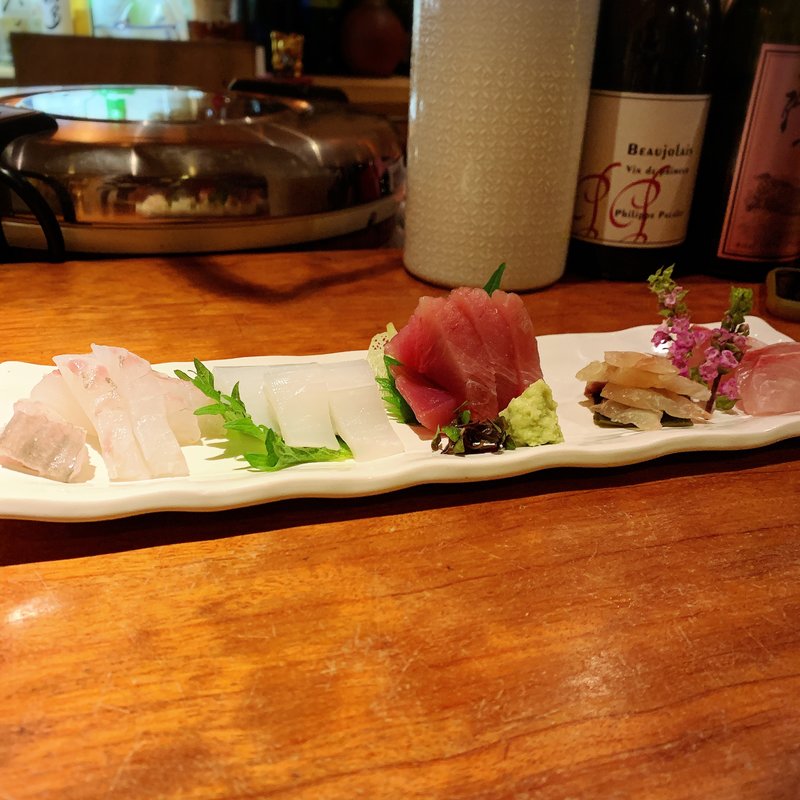 刺身の盛り合わせ(和心庵のら)