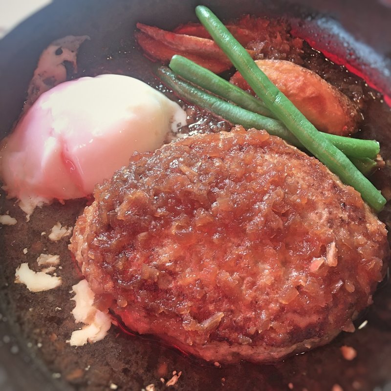 ジョージハンバーグセット(ミスタージョージ 新宮 )