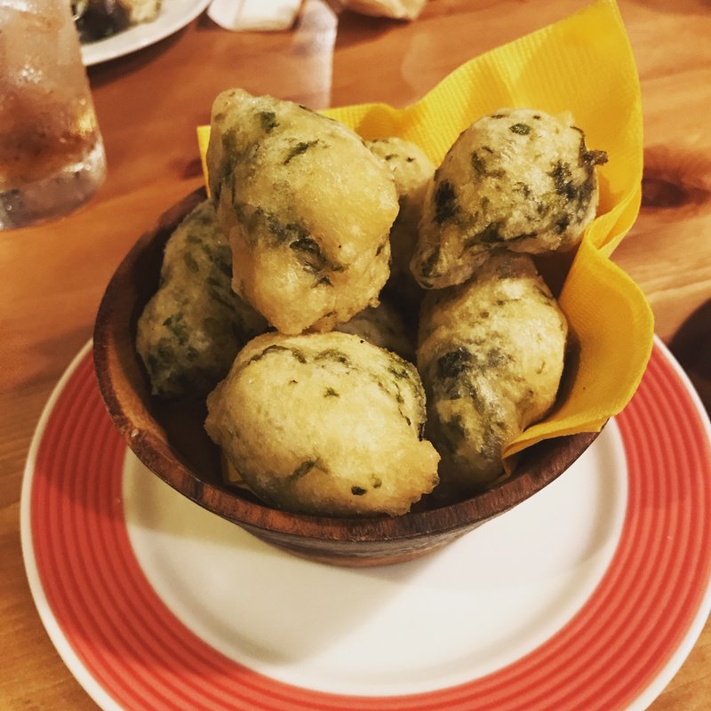 岩のりのゼッポリーネ(イタリア食堂 Ciao!! （チャオ）)