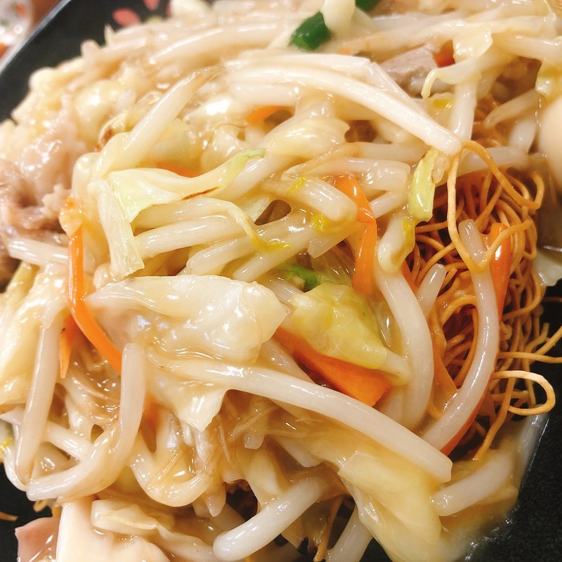 皿うどん(餃子の王将 近鉄八尾店)