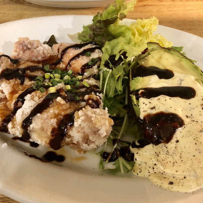 チキン南蛮withアボガドタルタルソースプレート(マドッシュ！カフェ （madosh!cafe）)