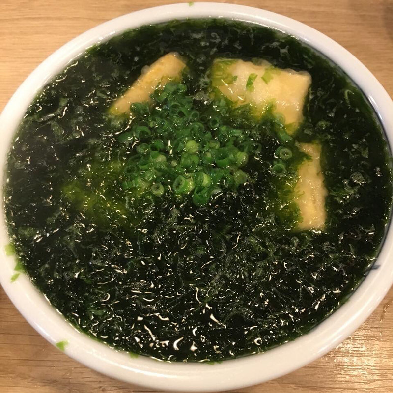 あおさ豆腐(縁起のえびちゃん)