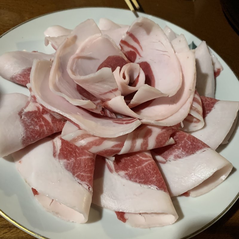 天然猪しゃぶしゃぶ(博多奥堂)