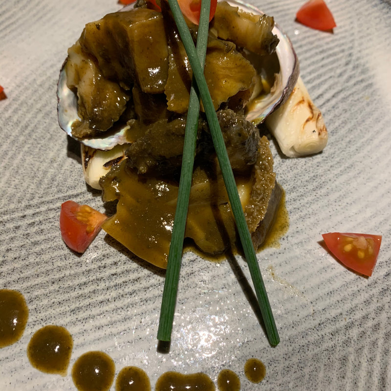 アワビ酒蒸し(博多ほてい屋 冷泉町店)