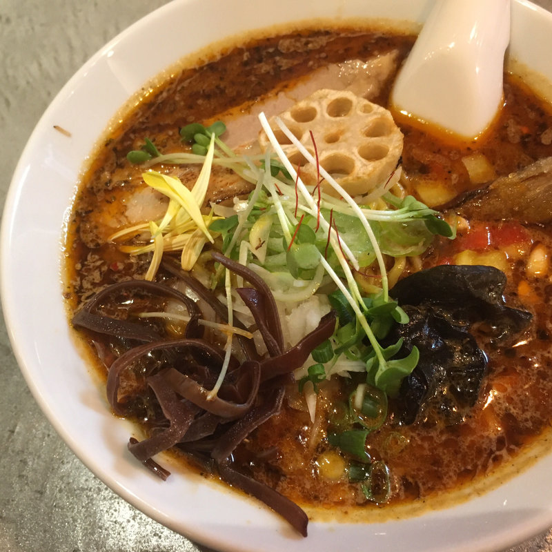 スパイスラーメン(スパイスラーメン 点と線．狸小路店)