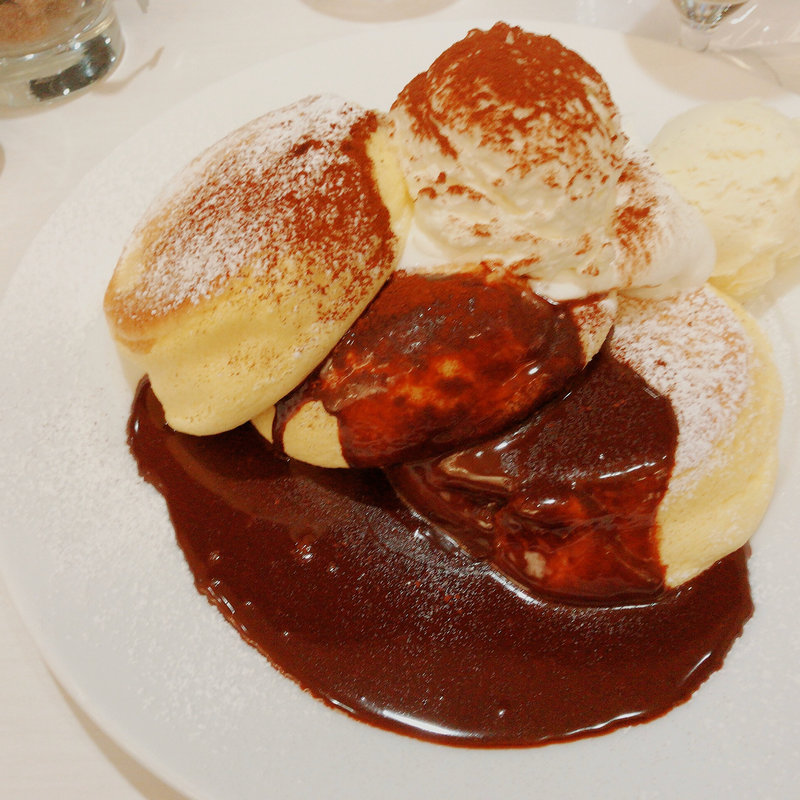 ティラミスパンケーキ(幸せのパンケーキ 銀座店)
