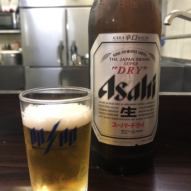 瓶ビール(大)(餃子の王将 鳳店)
