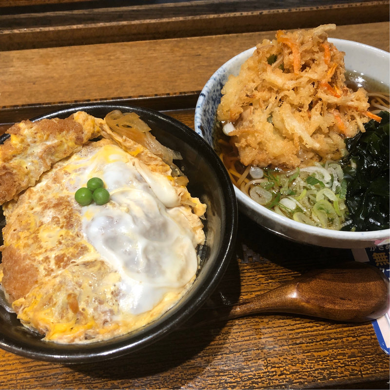 かつ丼セット(しぶそば 青葉台店)