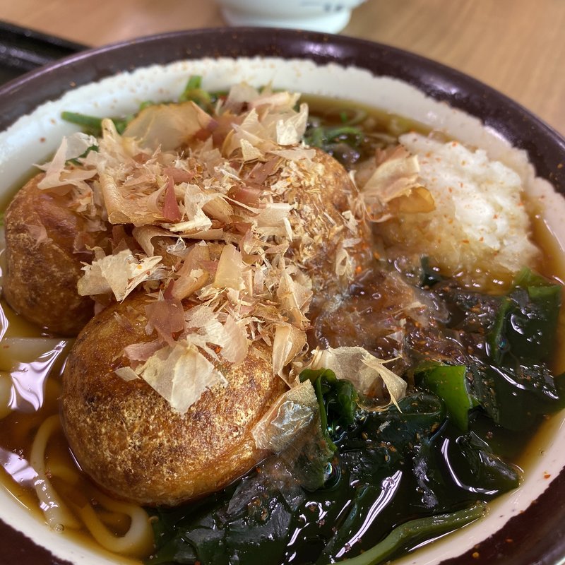 揚げ出したこ焼きしめん(げんき庵 カーマ21名古屋城北店)