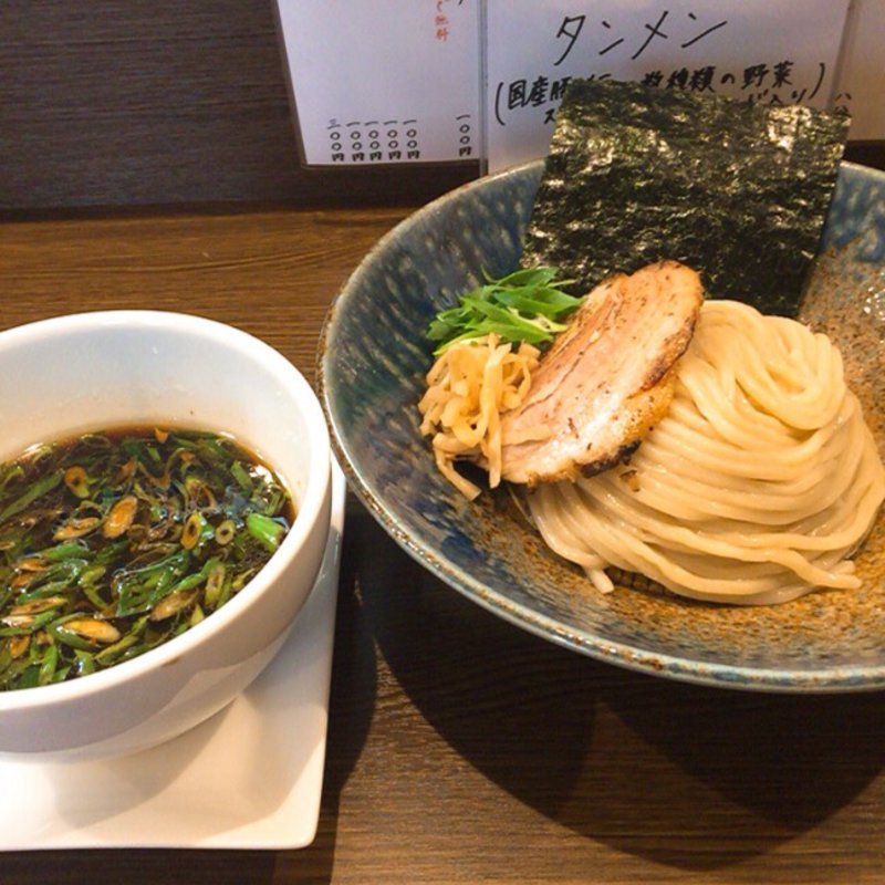 北海道 美瑛産小麦『春よ恋』で作る新麦つけ麺 ver.1(小麦と大豆 自家製麺 麺や ひなた)