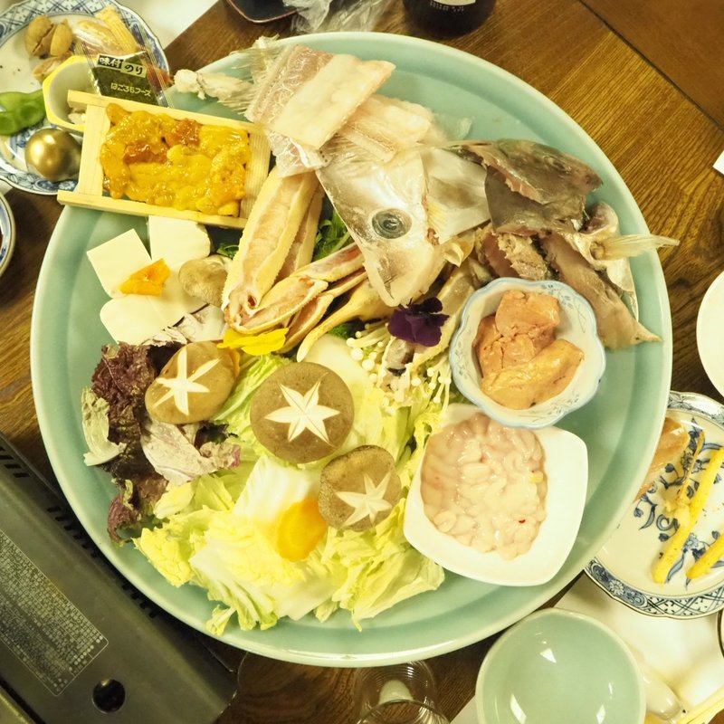 鍋物各種(泳ぎいか・ふぐ・いわし・大阪懐石料理・遊食遊膳 笹庵 （ささあん）)