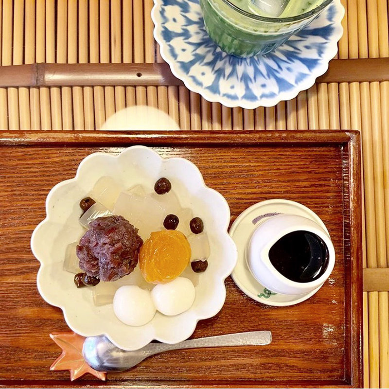 白玉あんみつ(みつばち )