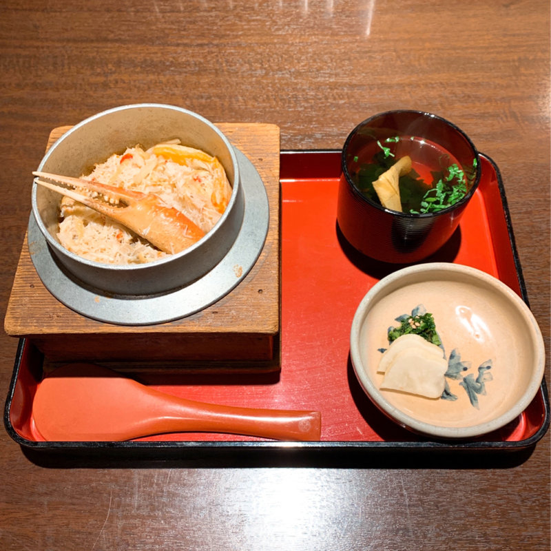 釜めし　ずわい蟹(季節限定)(釜飯酔心 本店 )