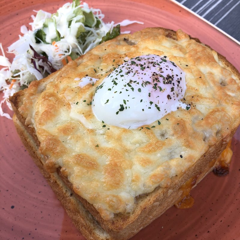 トリュフ香るクロックマダム(俺のBakery&Cafe 恵比寿)