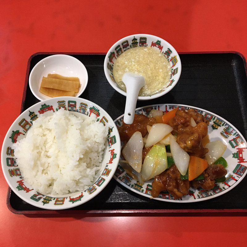 酢豚定食(中華街 武蔵境店)
