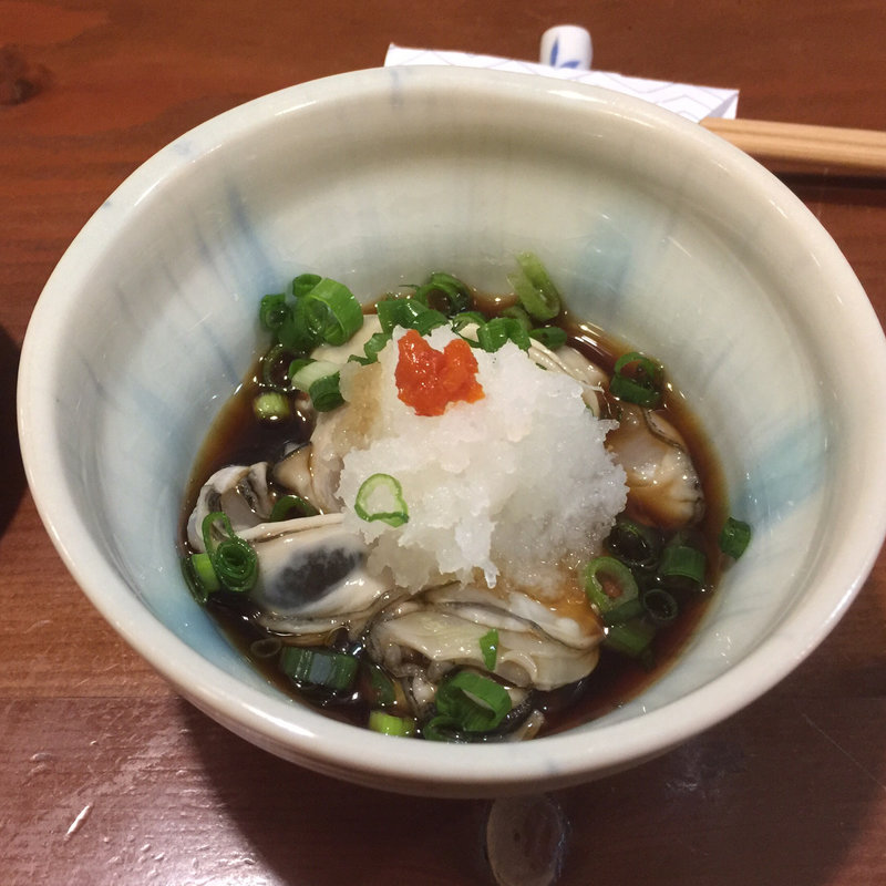 酢牡蠣(旬菜料理 安庵)
