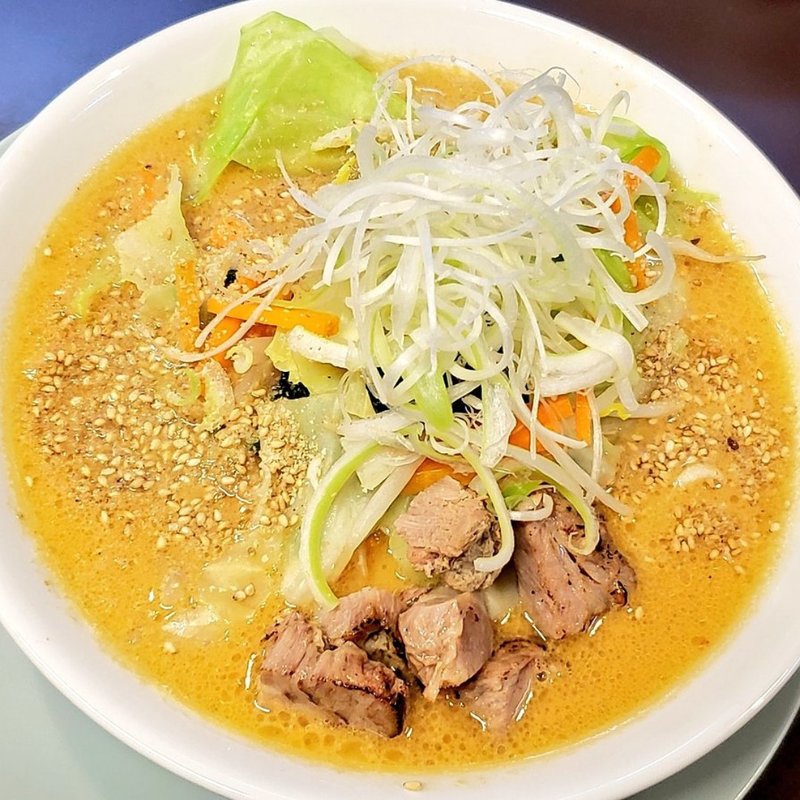 味噌ラーメン(豚骨ラーメン 一道)