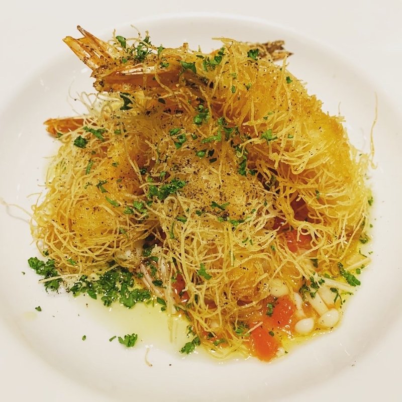 大正エビのカダイフ巻き(ボアドック （Voirdeaux）)