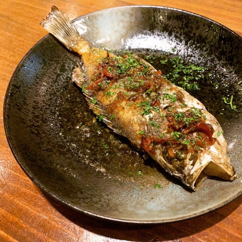 黒メバルのムニエル(ボアドック （Voirdeaux）)